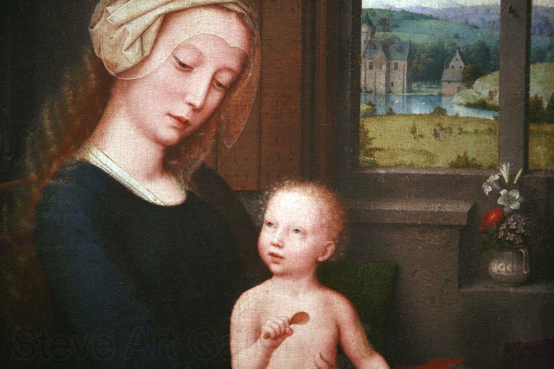 Gerard David Virgin and Child with the Milk Soup France oil painting art